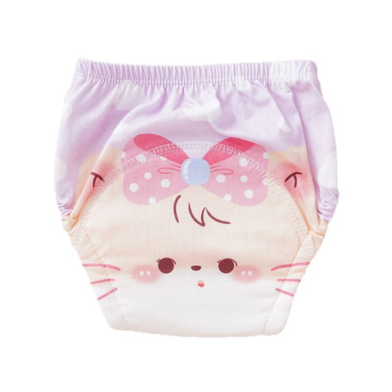 Cotton baby training pants – washable, unisex, summer use.
