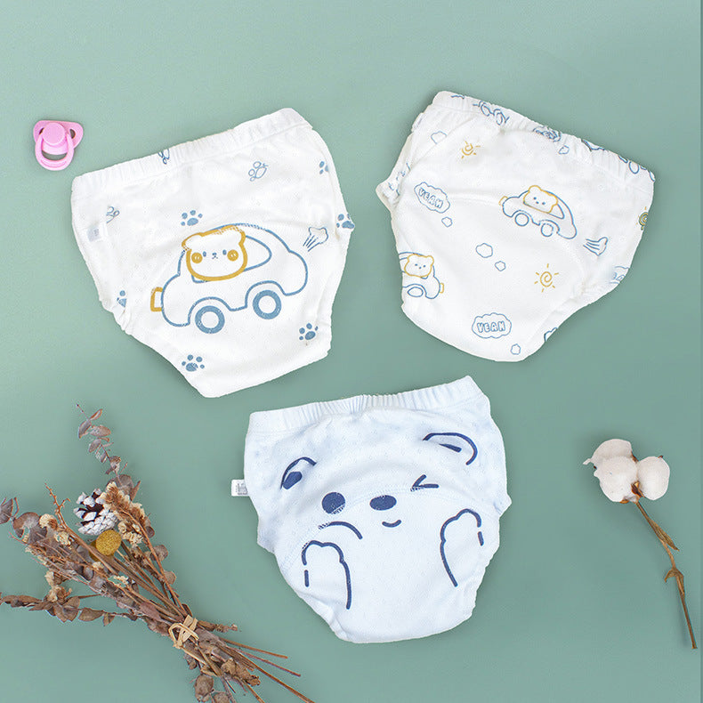 Baby training pants breathable and waterproof baby toilet exercise pants newborn cloth diapers diaper panties abstain diapers