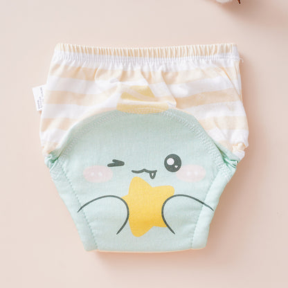 Cotton baby training pants – washable, unisex, summer use.