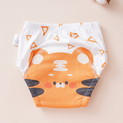 Cotton baby training pants – washable, unisex, summer use.