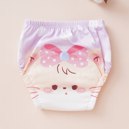 Cotton baby training pants – washable, unisex, summer use.