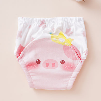 Cotton baby training pants – washable, unisex, summer use.